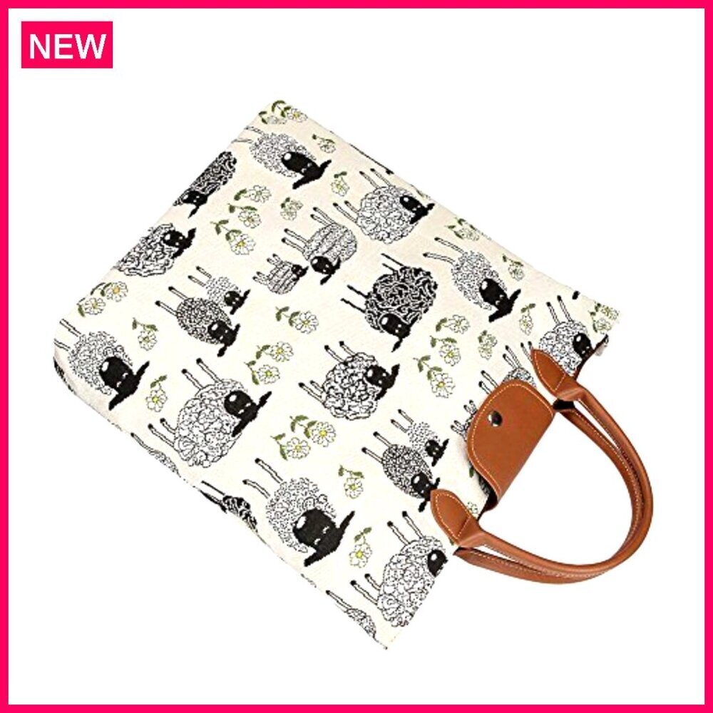 Foldable Tote Bag Reusable Shopping Grocery Bag Compact Eco-Friendly - Picture 7 of 7